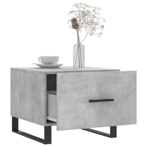 Couchtische 2er-Set Betongrau 50x50 cm