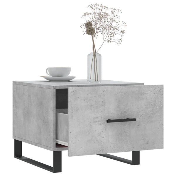 Couchtische 2er-Set Betongrau 50x50 cm