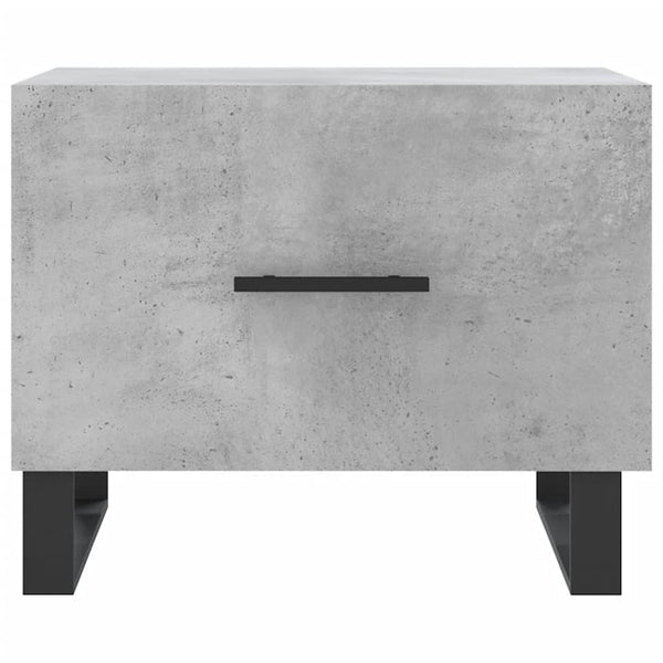 Couchtische 2er-Set Betongrau 50x50 cm