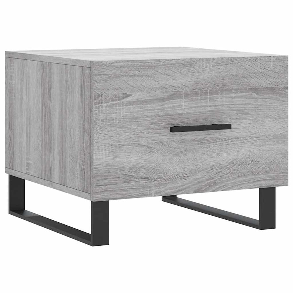 vidaXL Coffee Table Gray Sonoma 50x50x40 cm Engineered Wood