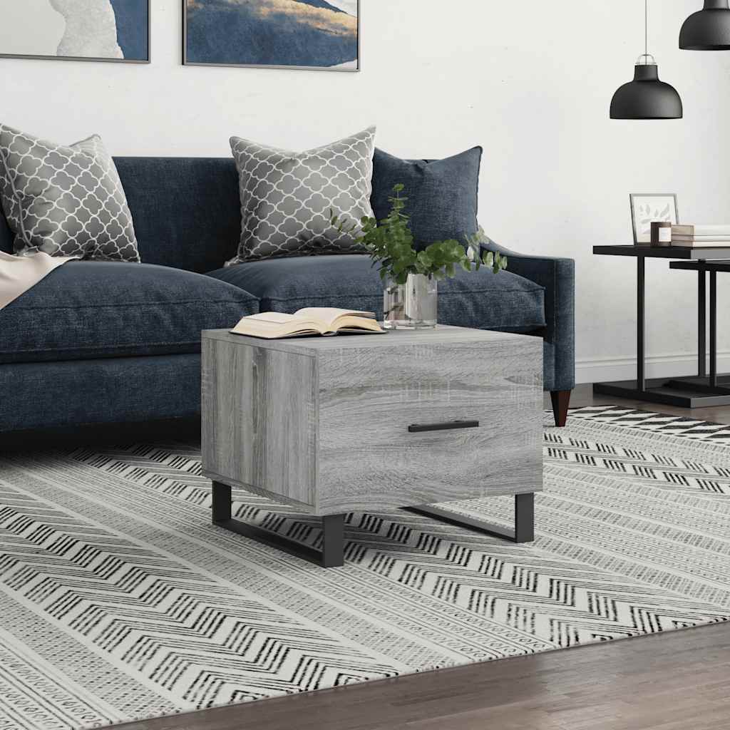 Couchtisch Grau Sonoma 50x50 cm