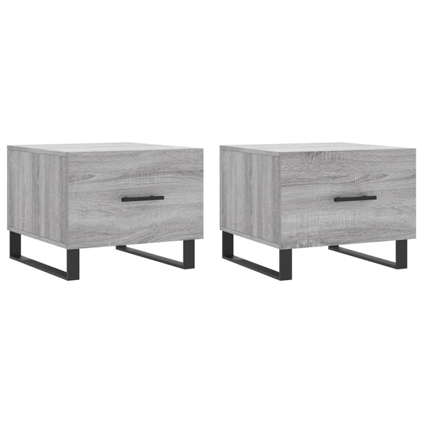 Couchtische Grau Sonoma 2er-Set