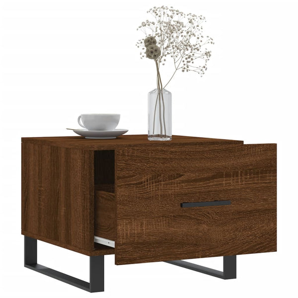 Couchtisch Braun Eichenoptik 50x50 cm