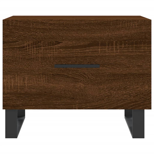Couchtisch Braun Eichenoptik 50x50 cm