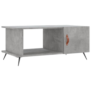 Betongrauer Couchtisch 90x50 cm