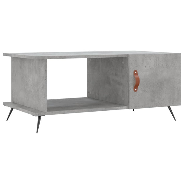 Betongrauer Couchtisch 90x50 cm