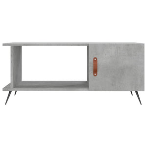 Betongrauer Couchtisch 90x50 cm