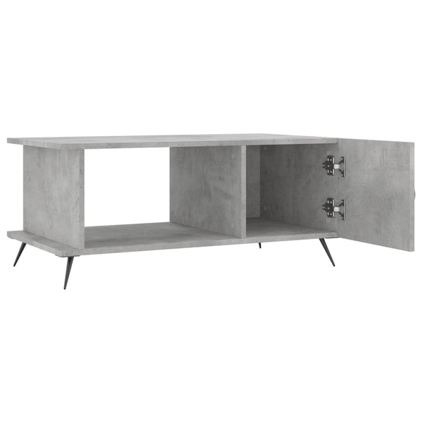 Betongrauer Couchtisch 90x50 cm