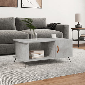 Betongrauer Couchtisch 90x50 cm