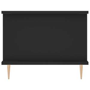Schwarzer Couchtisch 90x50 cm