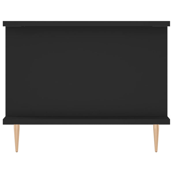 Schwarzer Couchtisch 90x50 cm