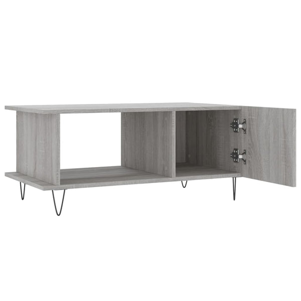 Couchtisch Grau Sonoma 90x50 cm