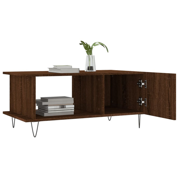 Couchtisch Eiche Braun 90x50 cm