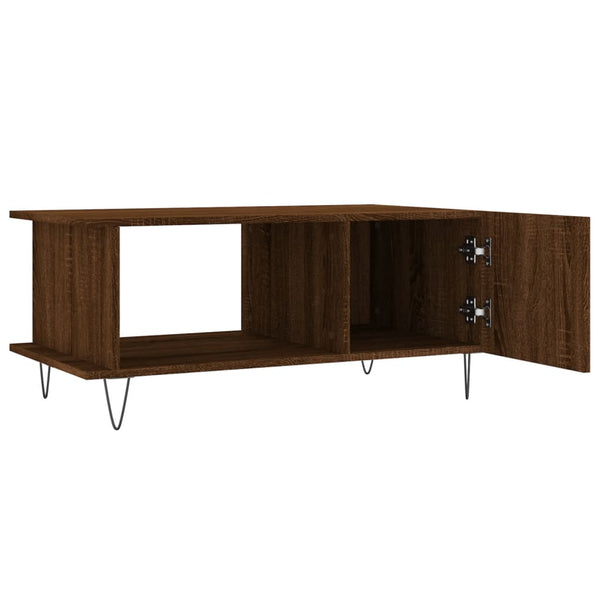 Couchtisch Eiche Braun 90x50 cm