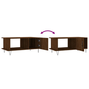 Couchtisch Eiche Braun 90x50 cm