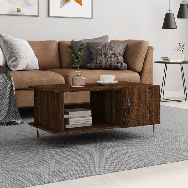 Couchtisch Eiche Braun 90x50 cm