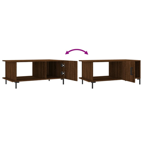 Couchtisch Eiche Braun 90x50 cm
