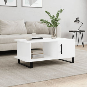 Weißer Couchtisch 90x50 cm
