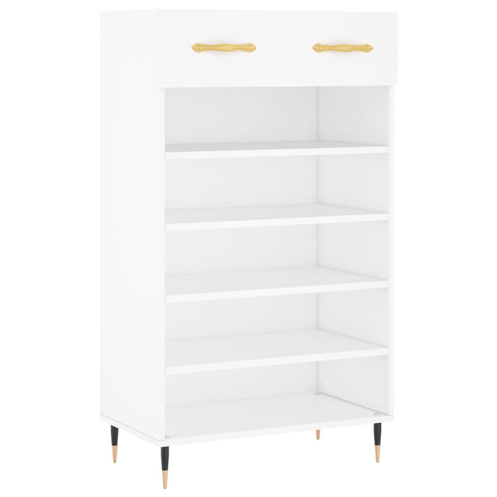 Weißer Schuhschrank 60x35x105 cm