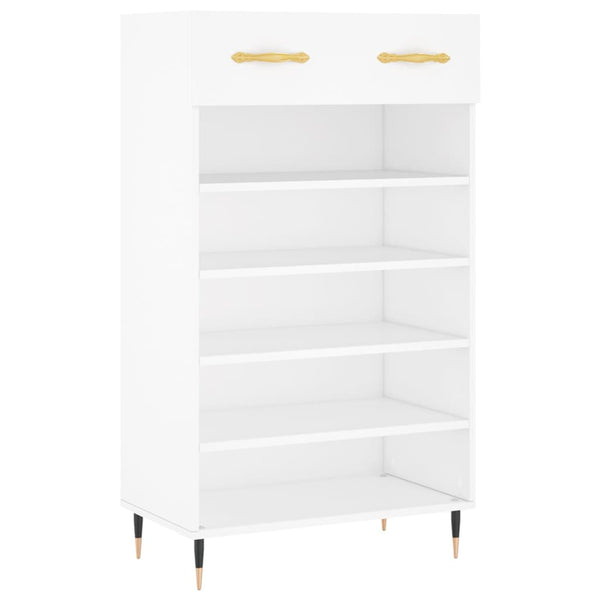 Weißer Schuhschrank 60x35x105 cm