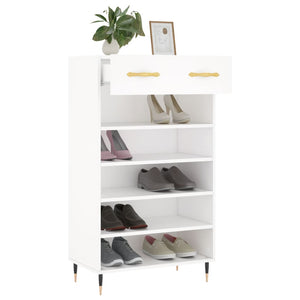 Weißer Schuhschrank 60x35x105 cm