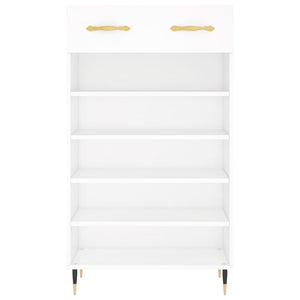 Weißer Schuhschrank 60x35x105 cm