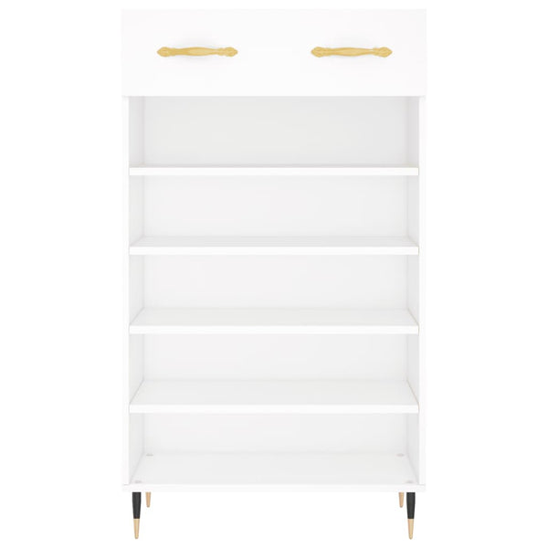 Weißer Schuhschrank 60x35x105 cm