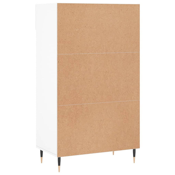 Weißer Schuhschrank 60x35x105 cm