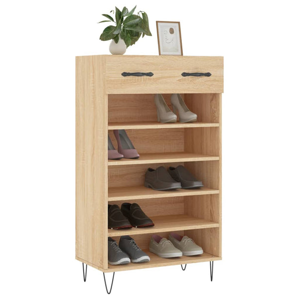 Schuhschrank Sonoma Eiche 60x35x105 cm