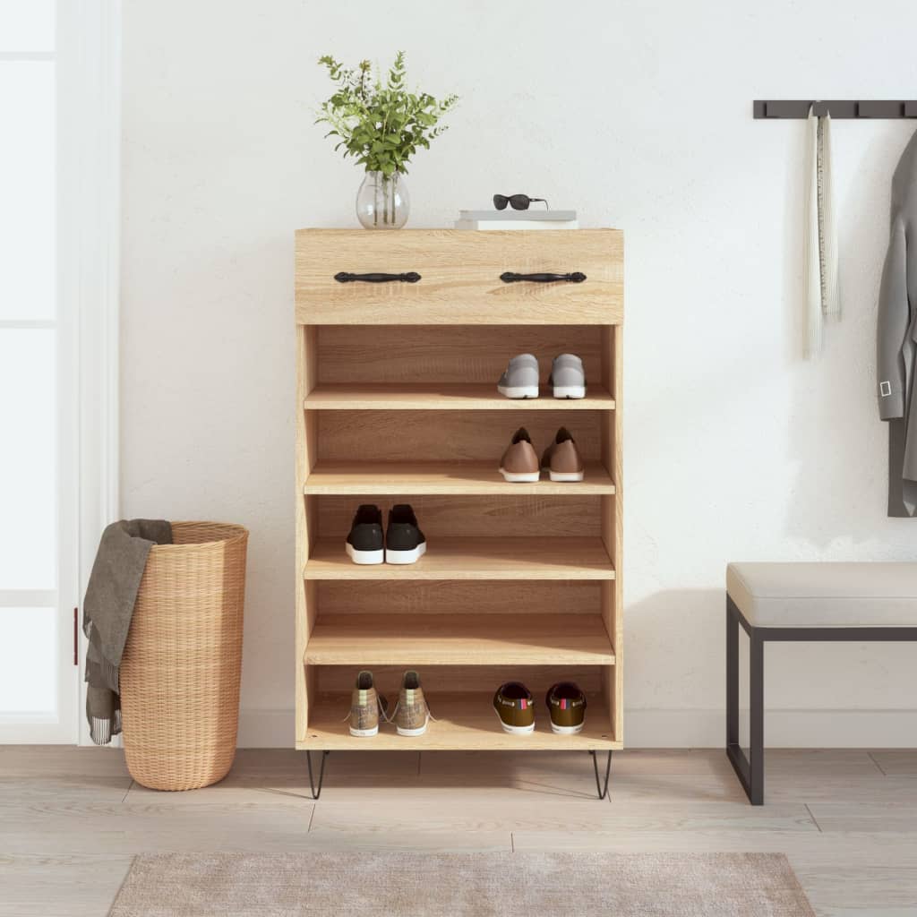 Schuhschrank Sonoma Eiche 60x35x105 cm