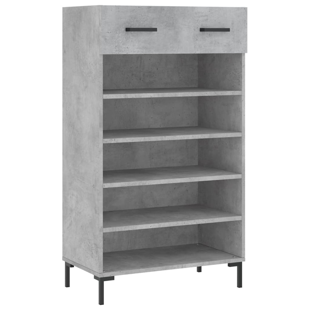 Schuhschrank Betongrau 60x35x105 cm