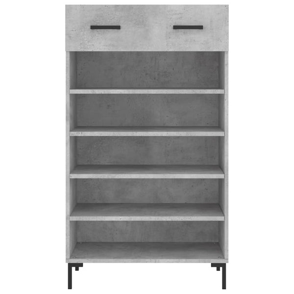 Schuhschrank Betongrau 60x35x105 cm