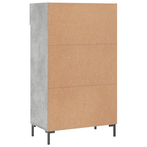 Schuhschrank Betongrau 60x35x105 cm