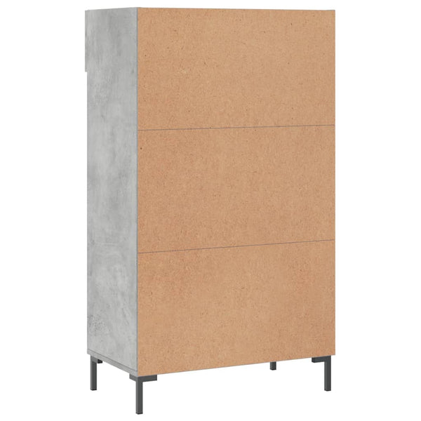Schuhschrank Betongrau 60x35x105 cm