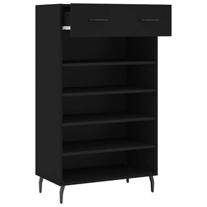 Schuhschrank Schwarz 60x35x105 cm
