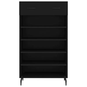 Schuhschrank Schwarz 60x35x105 cm