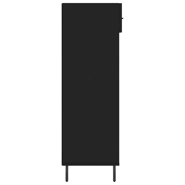 Schuhschrank Schwarz 60x35x105 cm