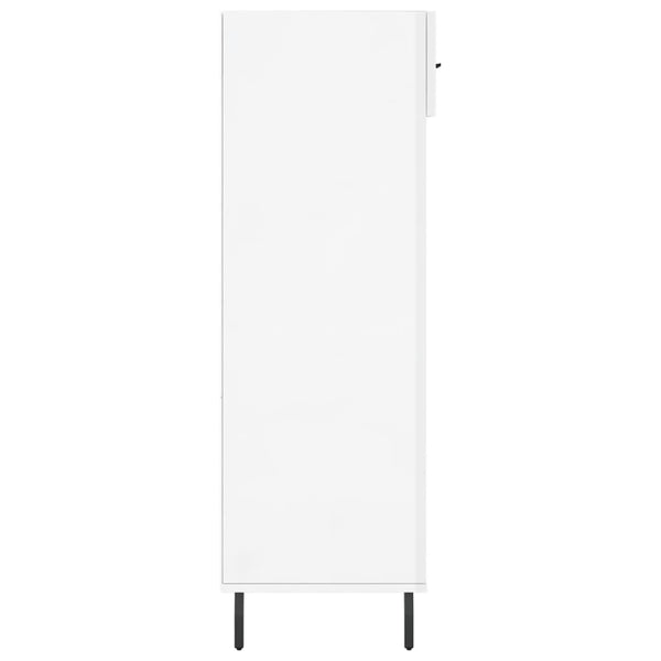 Hochglanz Schuhschrank Weiß 60x105 cm