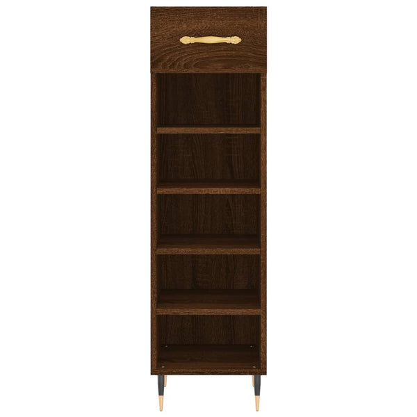 Schuhschrank Braun Eichenoptik 105 cm