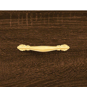 Schuhschrank Braun Eichenoptik 105 cm