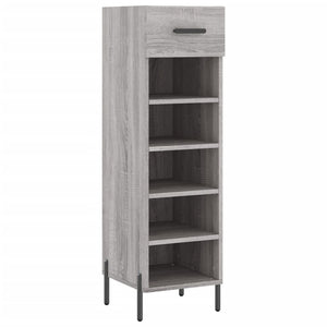 Schuhschrank Grau Sonoma 30x35x105 cm