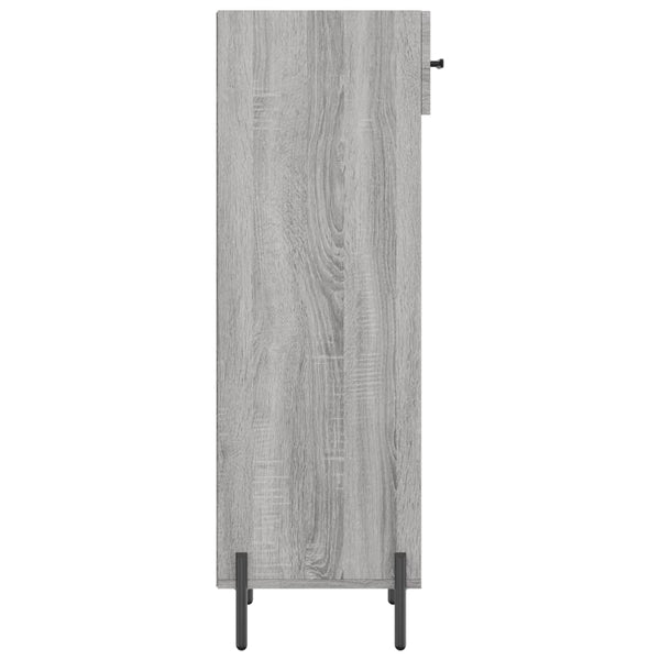 Schuhschrank Grau Sonoma 30x35x105 cm