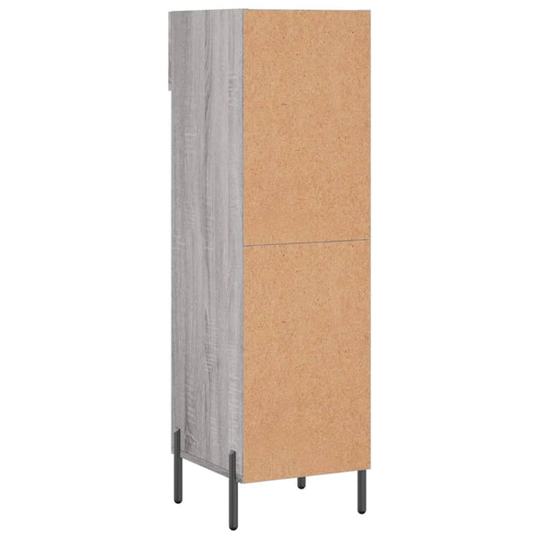 Schuhschrank Grau Sonoma 30x35x105 cm