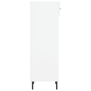 Hochglanz Schuhschrank Weiß 30x35x105cm