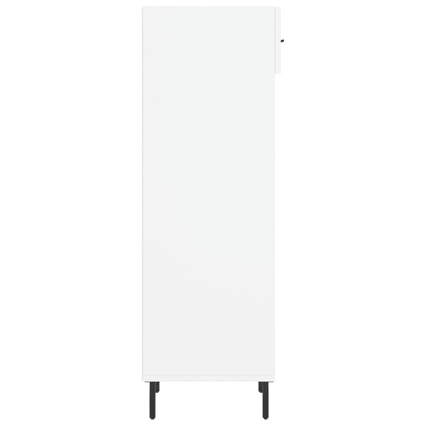 Hochglanz Schuhschrank Weiß 30x35x105cm