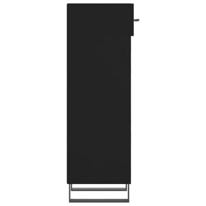Schuhschrank Schwarz 30x35x105 cm