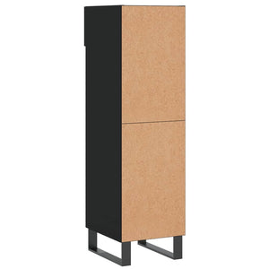 Schuhschrank Schwarz 30x35x105 cm