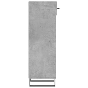 Betongrauer Schuhschrank 30x35x105 cm