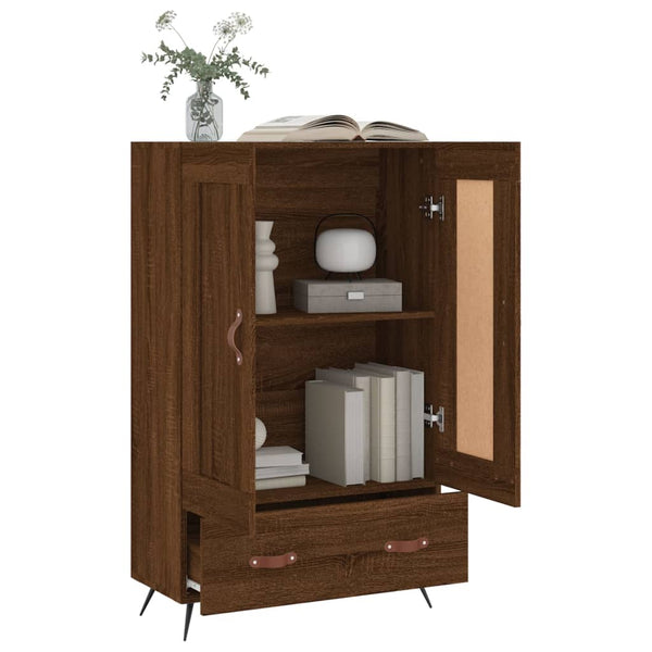 Highboard Braun Eichen-Optik 69,5 cm