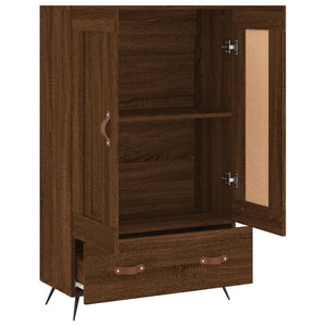 Highboard Braun Eichen-Optik 69,5 cm